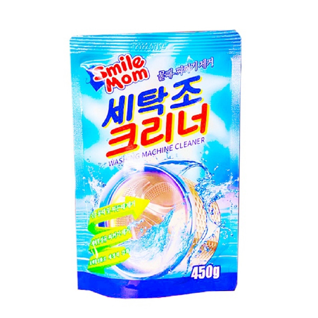 Bột Vệ Sinh Máy Giặt Hàn Quốc Sát Khuẩn Khử Mùi An Toàn Cho Gia Đình 450g