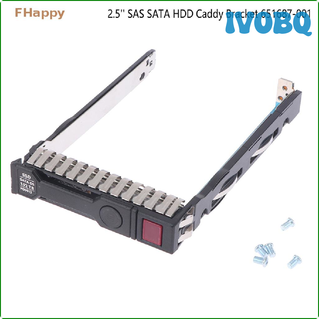 Ivobq 2.5 'SAS SATA HDD Caddy khung 651687-001 cho HP DL380 G9 DL360 G8 G10 2.5inch máy chủ khay abieb
