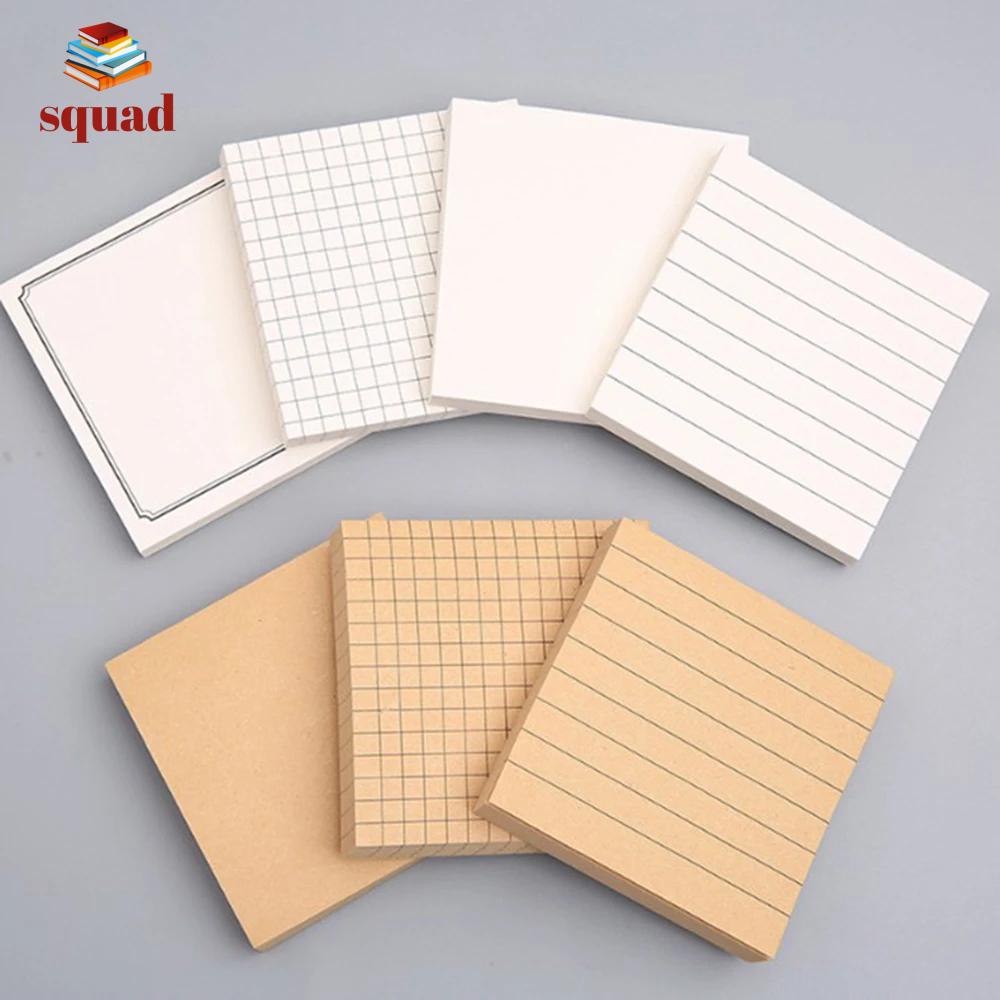 SQUAD Văn phòng phẩm Người lập kế hoạch 80sheet / pc Những việc cần làm Giấy kraft Bảng ghi nhớ Pad ghi nhớ Ghi chú dính Ghi nhớ dính Sổ tay