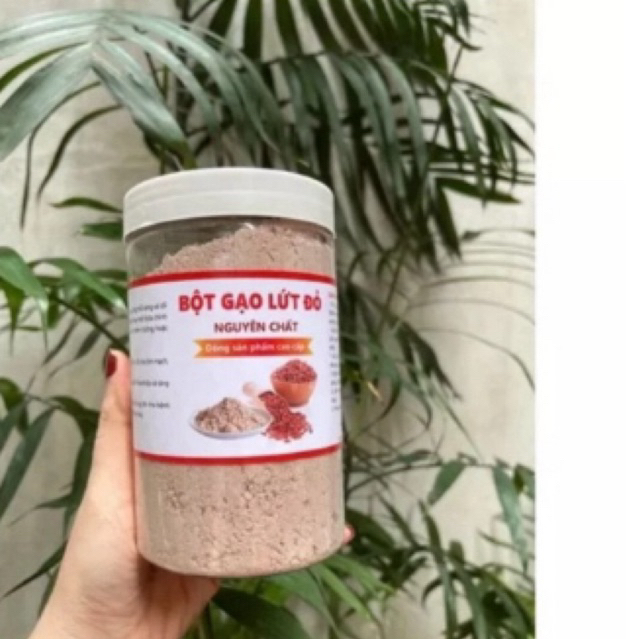 Bột Gạo Lứt Đỏ Nguyên Chất Rang Thơm Siêu Ngon Hủ 500gr - Giảm Cân Nhanh
