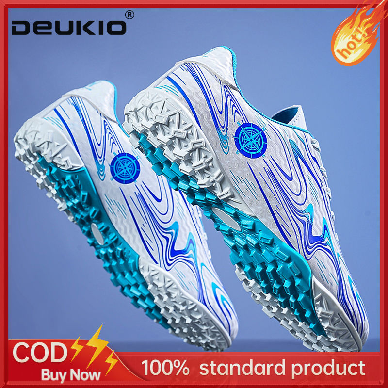 DEUKIO Soccer boots for men and women, broken nails, spikes, children, boys, primary school students, adult professional training ราคา 619 บาท*ส่งฟรี