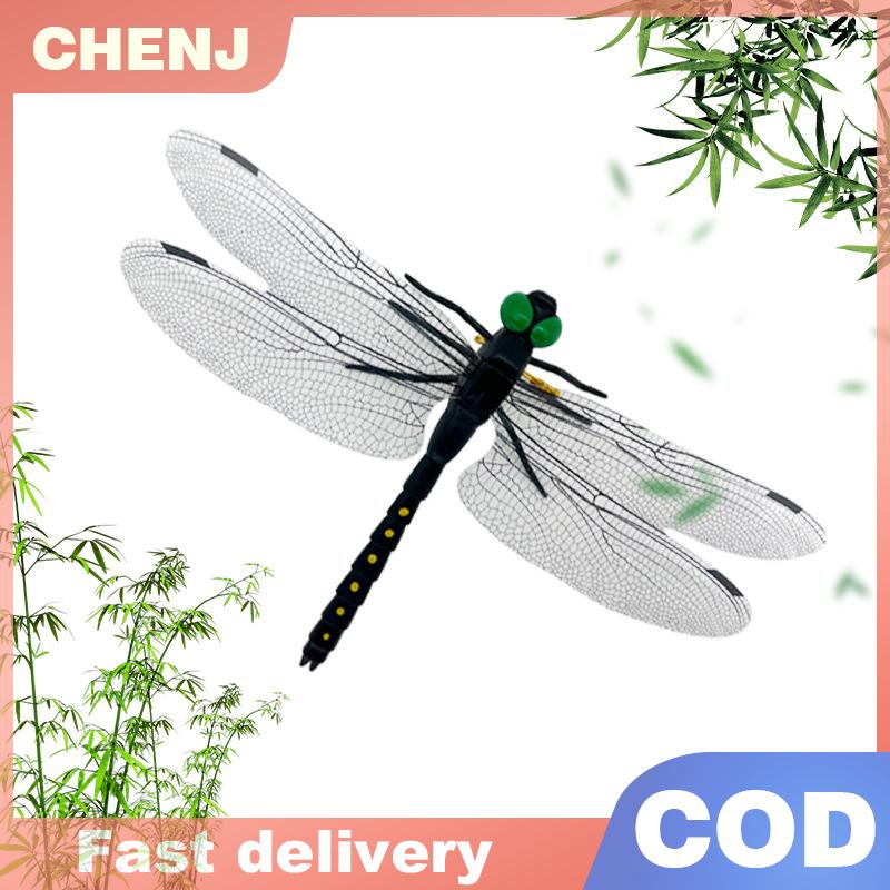 CHENJ เครื่องไล่ยุงกลางแจ้งจำลองแมลงปอตัวใหญ่แท่งสำหรับใส่แมลงปอไล่ยุงแมลงรุ่นของเล่นปีกยาว14ซม. ราคา 18 บาท*ส่งฟรี