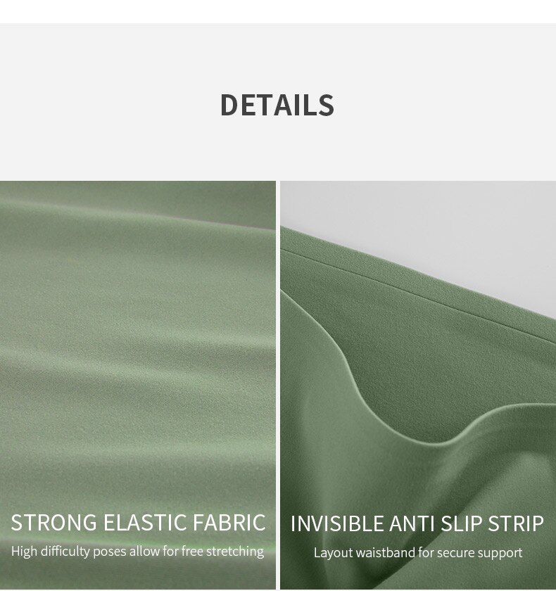 Pantaloni da yoga in lycra da donna color cammello e leggings da palestra senza cuciture