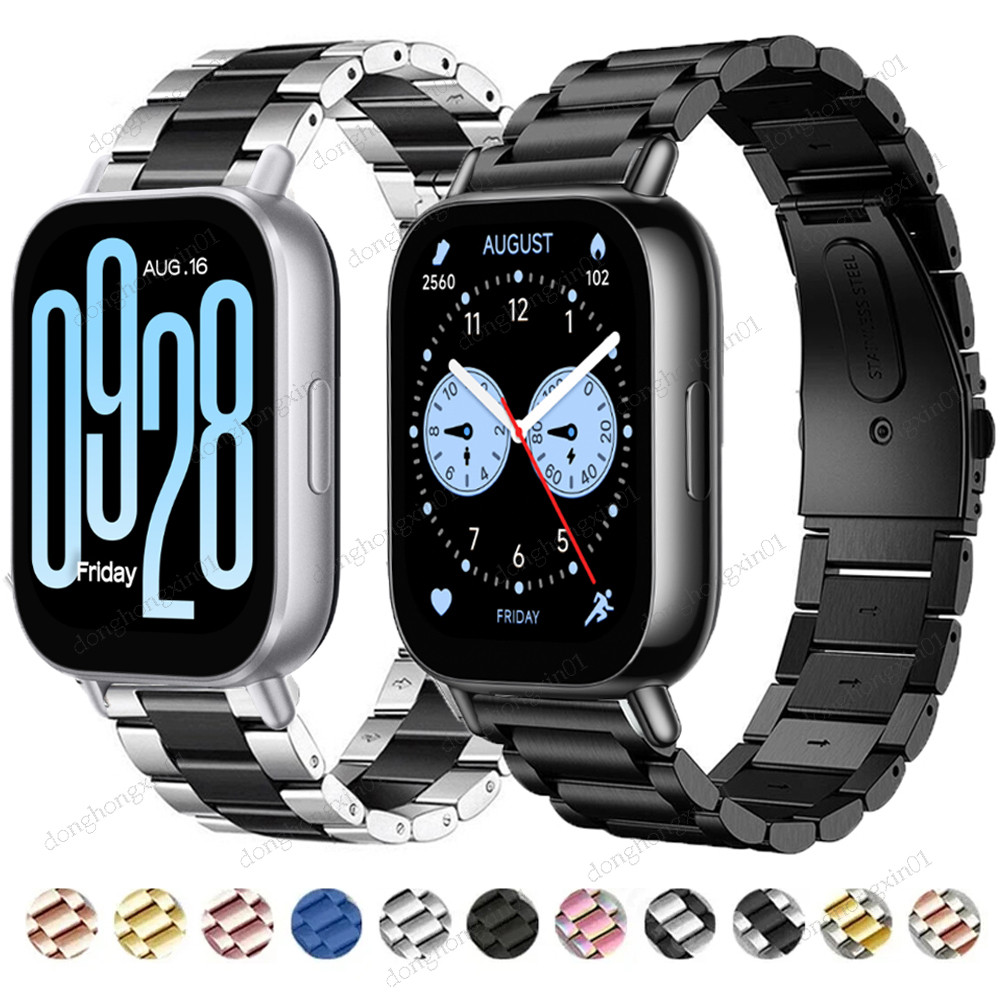 Dây đeo bằng thép không gỉ cho Redmi xem 5 hoạt động Lite ban nhạc Vòng đeo tay kim loại Watchband cho Xiaomi Redmi xem 5 Lite Nam Nữ correa