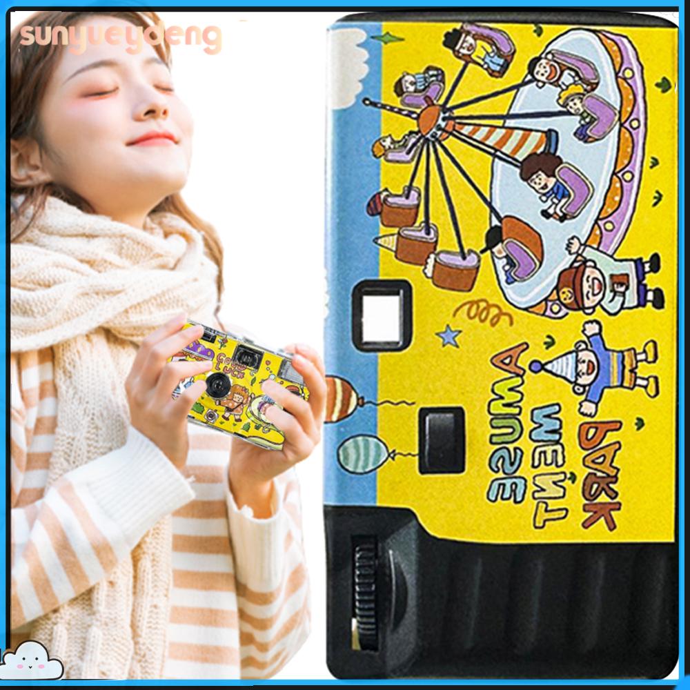 Máy ảnh phim dùng một lần 35mm với đèn flash cho du lịch và các bữa tiệc nhỏ gọn máy ảnh một lần cho cắm trại và các sự kiện