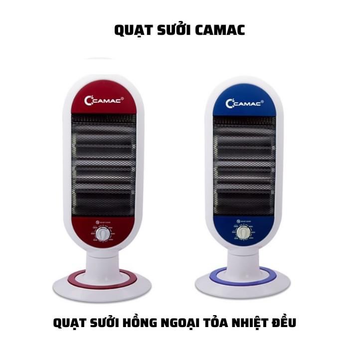 Quạt sưởi - đèn sưởi cây camac 3 bóng bảo hành 12 tháng