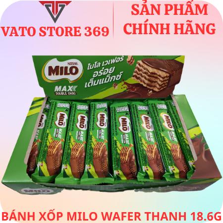 Bánh xốp MILO wafer thanh 18.6g