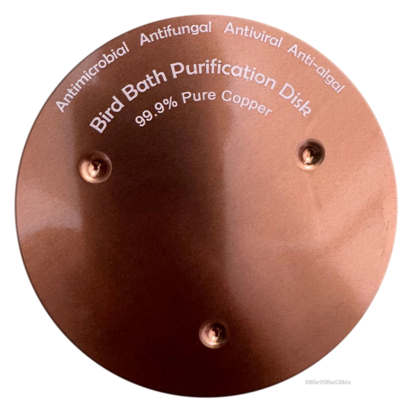 Tắm chim kim loại Bird Disk Birdbaths Cleaner với hỗ trợ ba điểm để làm sạch nước tất cả các mùa SGHS-VN
