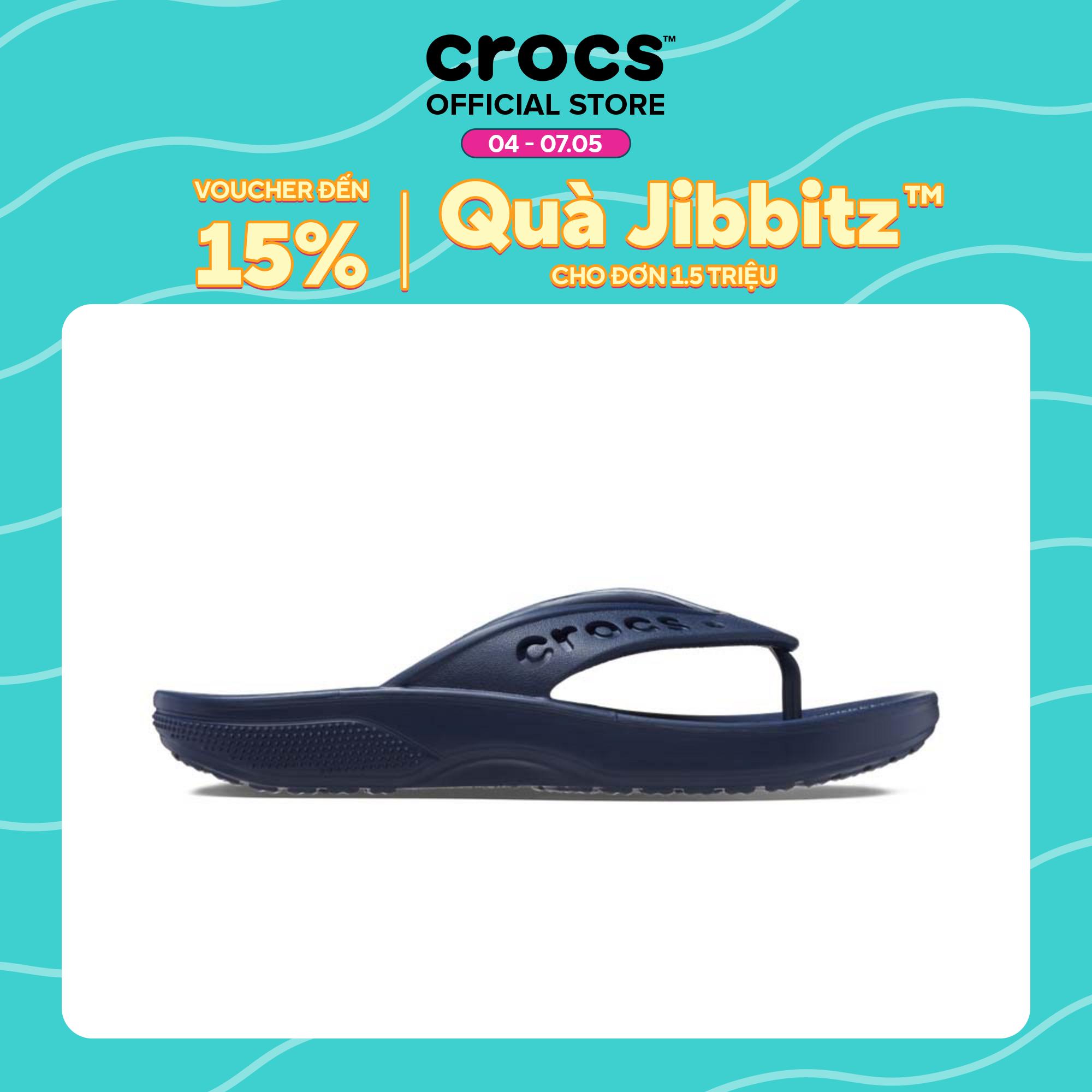 [SẢN PHẨM ĐỘC QUYỀN] Dép xỏ ngón Unisex Crocs Baya II - Navy - 208192-410