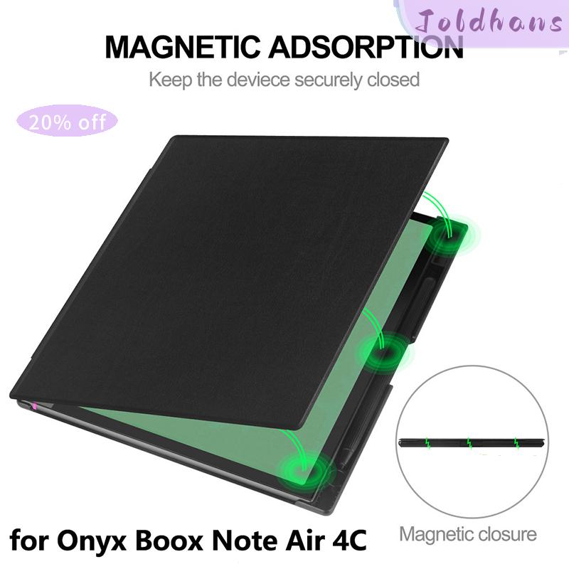 BOOX Note Air 4C (専用ペン、カバー付き) Boox Note Air 4C Case: Soft Tpu Anti-Fall Cover With Pen Slot