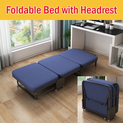 【3-fold Bed】ELOISE Premium Japanese Foldable Single Bed/Folding Queen