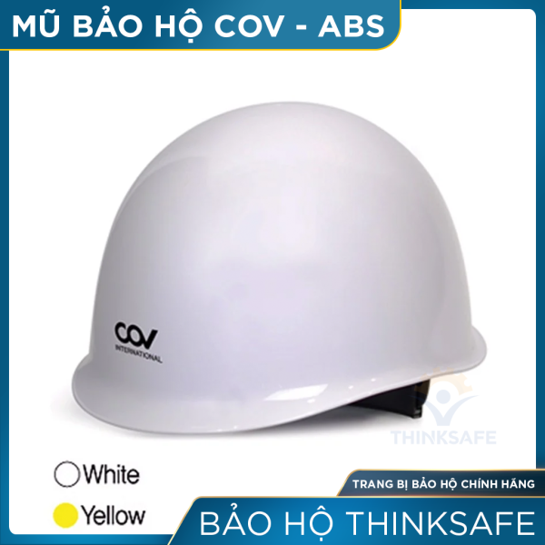 Nón bảo hộ Thinksafe cao cấp COV Hàn Quốc, nón công trình bảo hộ nhựu ABS bảo vệ đầu, chống va đập đâm xuyên COV-HF-007