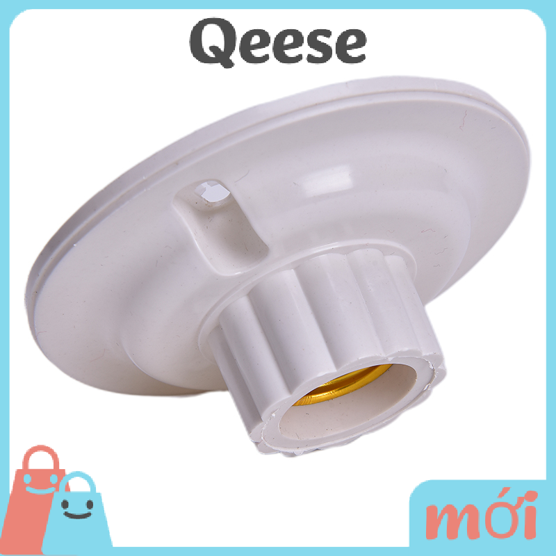 Qeese Đui bóng đèn LED E27 đui tròn Đui bóng đèn E27 đui đèn treo đui vít