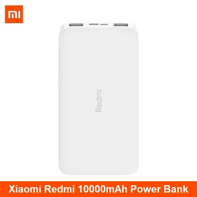 Xiaomi Redmi 10000mAh Powerbank Power Bank Portable Battery Charger Dual Port Charging