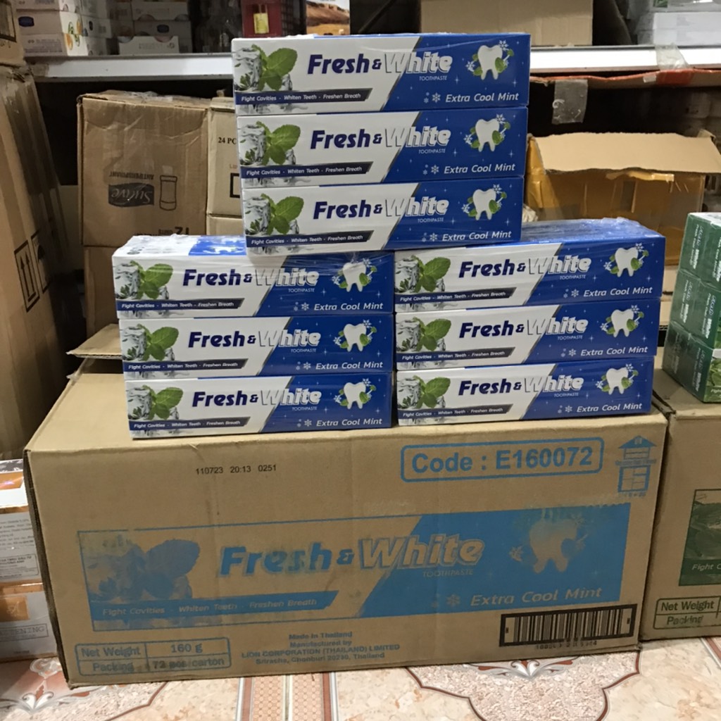 Kem đánh răng Fresh&white thái lan chính hãng