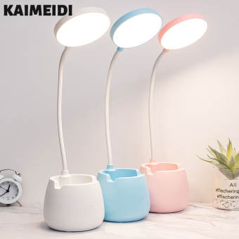 Kaimeidi bút sáng tạo chủ gấp Phích cắm sạc USB Đài phát thanh ánh sáng cảm ứng đọc sách bảo vệ mắt đèn ban đêm LED bán buôn Quà Tặng sinh viên