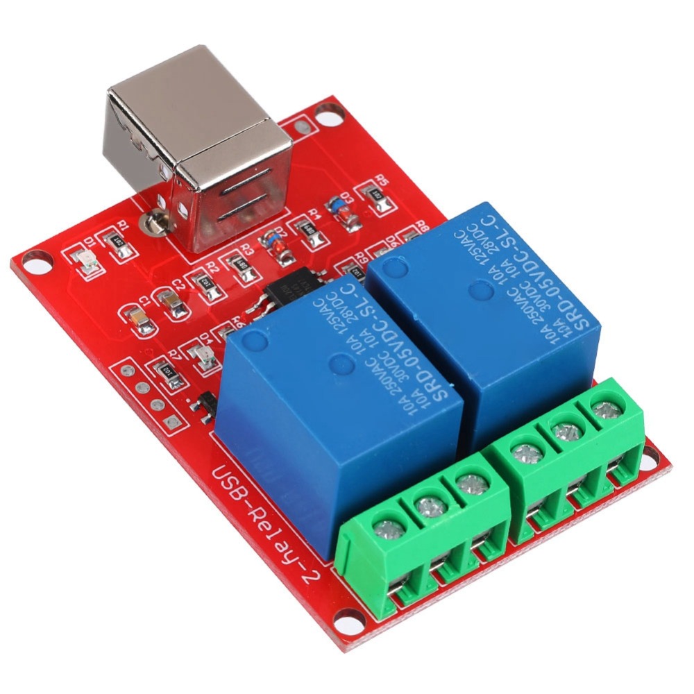 FFDWAA 5V Bộ điều khiển chuyển mạch thông minh USB Cắm là chạy Không cần trình điều khiển Mô-đun điều khiển rơ-le PC di động 2 kênh Rơ-le điều khiển USB Điều khiển máy tính Giá 146,000 Đồng*Miễn phí vận chuyển