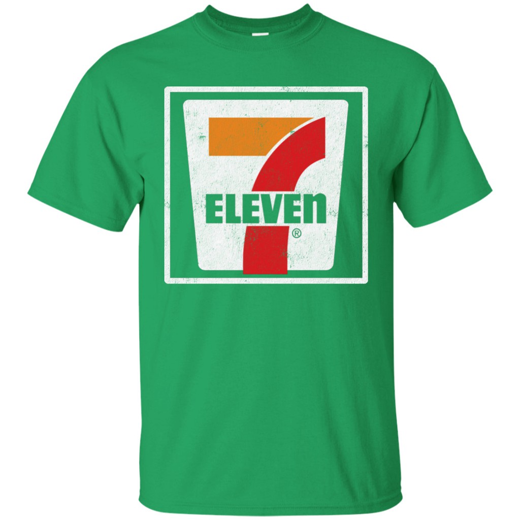 《310》7-Eleven Vintage Distressed Logo MenS T-Shirt Cotton Plus Size Classic Sportswear Cool FatherS 