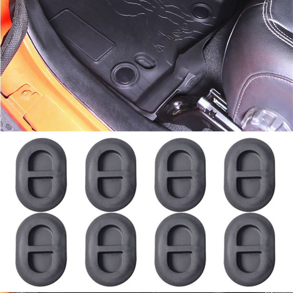 Mileauto Cho Jeep Cho Wrangler JK Phía Sau Sàn Pan Cao Su Bộ 6Pcs Cho 2014 Để 2018 Mô hình Giao Hàng Nhanh Chóng