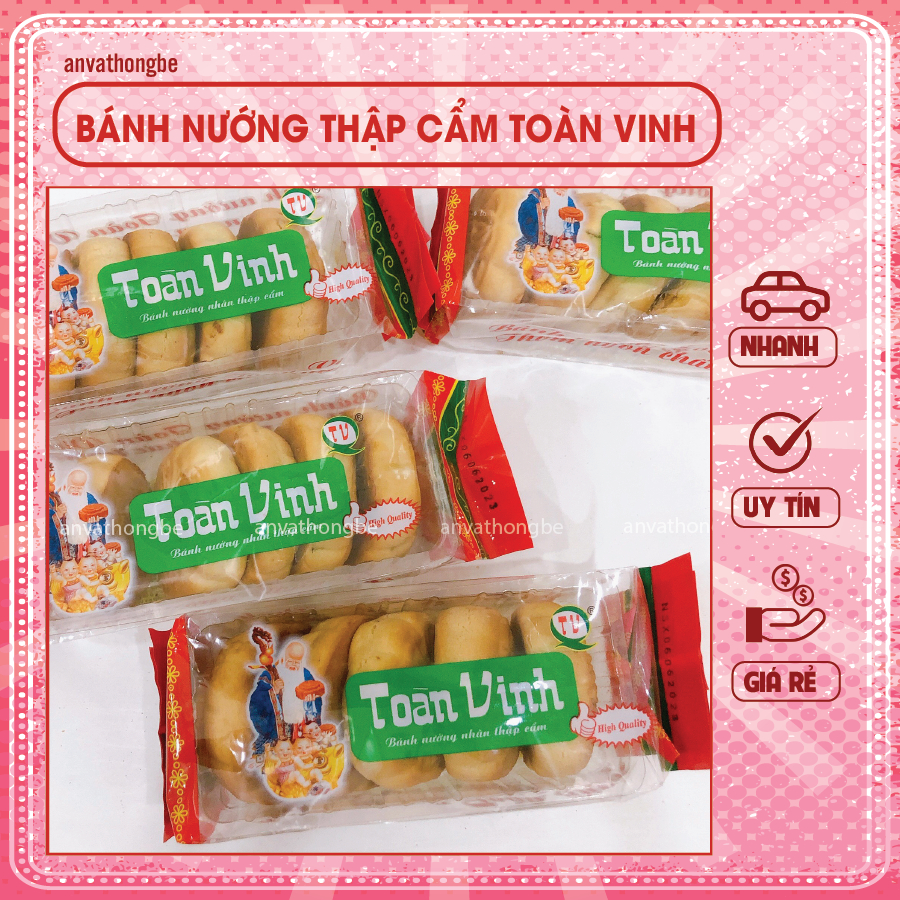 Bánh nướng thập cẩm Toàn vinh gói 320gam