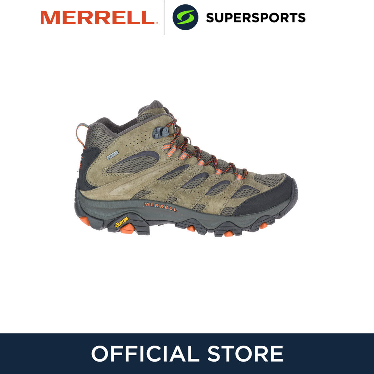 MERRELL Moab 3 Mid GORE-TEX® Men's Hiking Shoes ราคา 6,011 บาท*ส่งฟรี