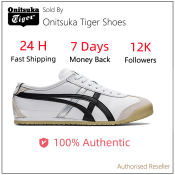 Onitsuka Tiger MEXICO 66 White/Black Sneakers for Men/Women