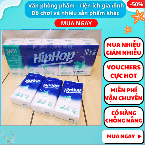 Set 10 bịch khăn giấy khô 2 lớp giá tốt chuyên dụng mang ra ngoài , combo 10 bịch khăn giấy 2 lớp gi