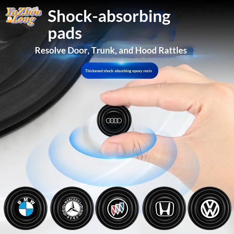 YZLong Car Door Shock Absorbing Pad Anti-Noise Vibration Damping Silent Protection Sticker for Trunk Hood Engine Cover Giá 13,000 Đồng*Miễn phí vận chuyển