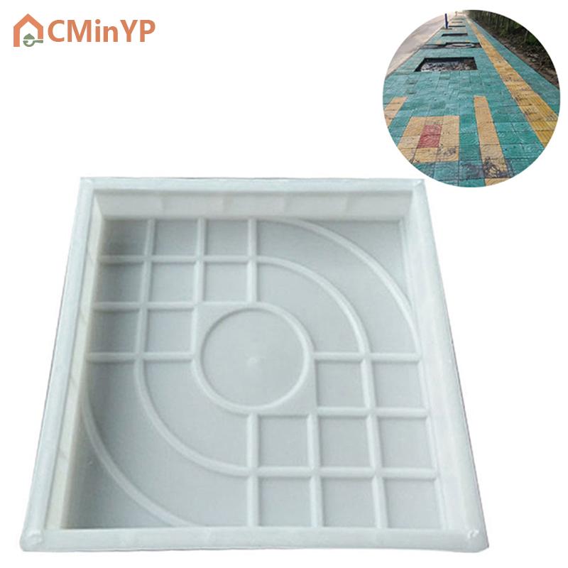 Cminyp DIY Path Maker Square Stone Concrete Brick Mold for Concrete Slabs Garden Yard Lawn Sidewalk Road Driveway ราคา 69 บาท*ส่งฟรี