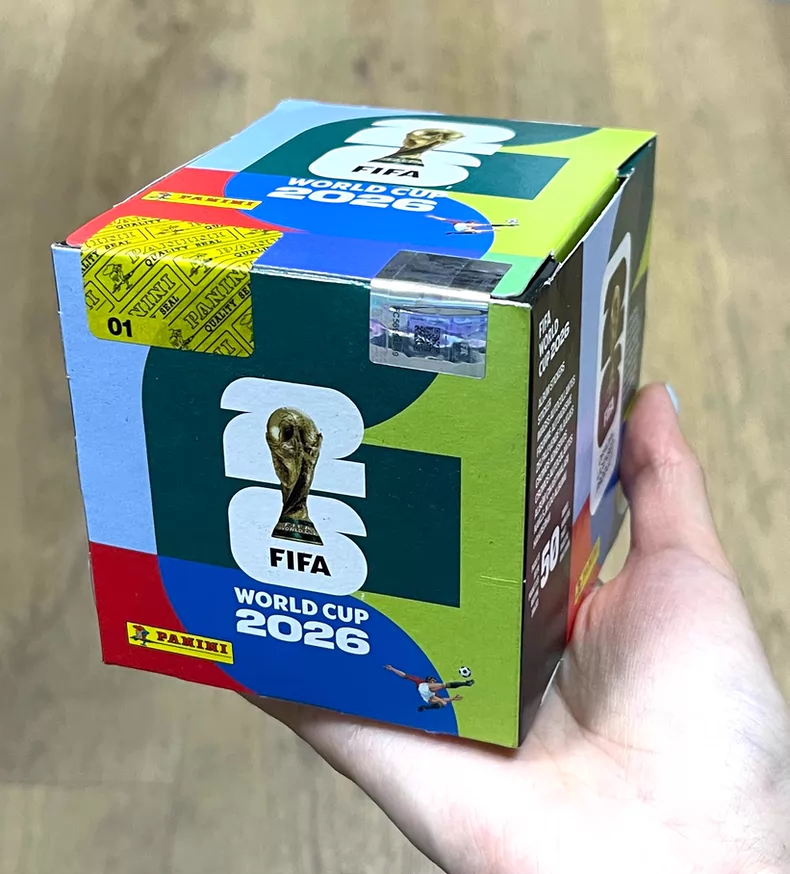 Official Genuine 2026 FIFA World Cup Collect Football Stickers Pack Card Album Collect Premium Edition Football Souvenir