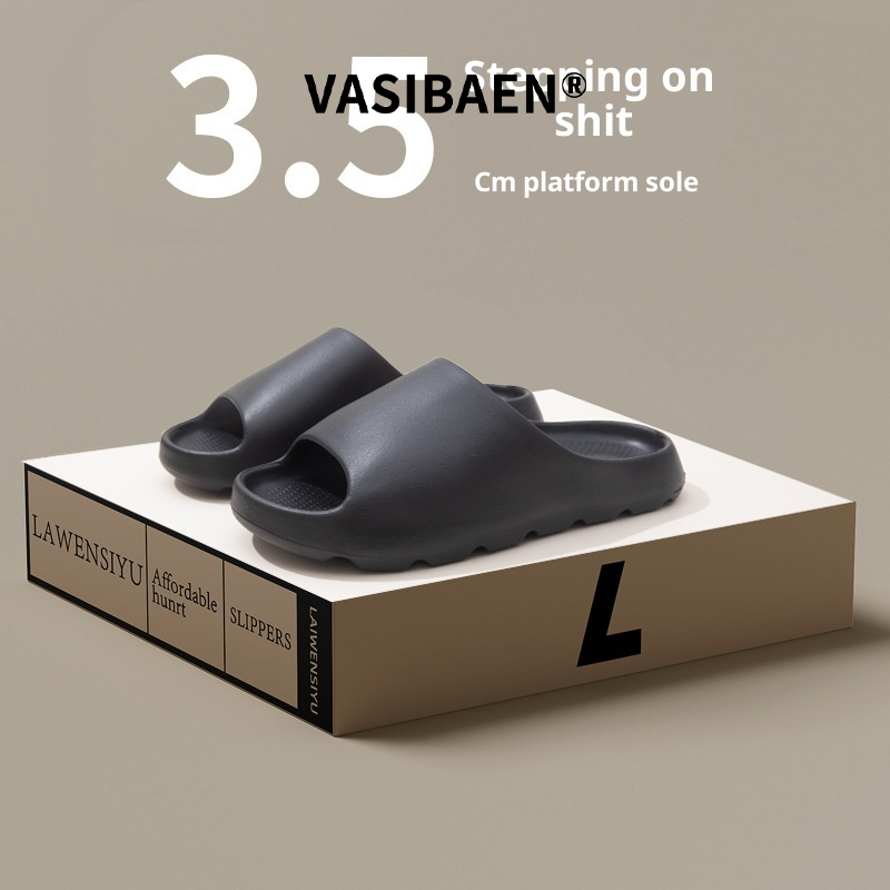 Vasibaen ấm cúng EVA Slide cho nam giới và phụ nữ-thoải mái, chống trượt, đế dày ngoài trời & trong nhà Dép