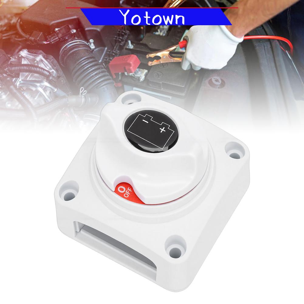 Yotown Công tắc ngắt kết nối pin thuyền Oreilet Công tắc tắt nguồn bảo vệ đánh lửa 8-50V Công tắc cắt nguồn pin cho ô tô SUV RV Thuyền xe tải ATV Giá 593,000 Đồng*Miễn phí vận chuyển