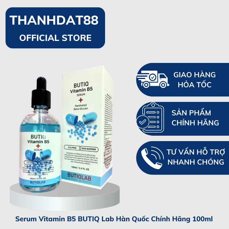 Serum Vitamin B5 BUTIQ Lab Hàn Quốc Chính Hãng 100ml