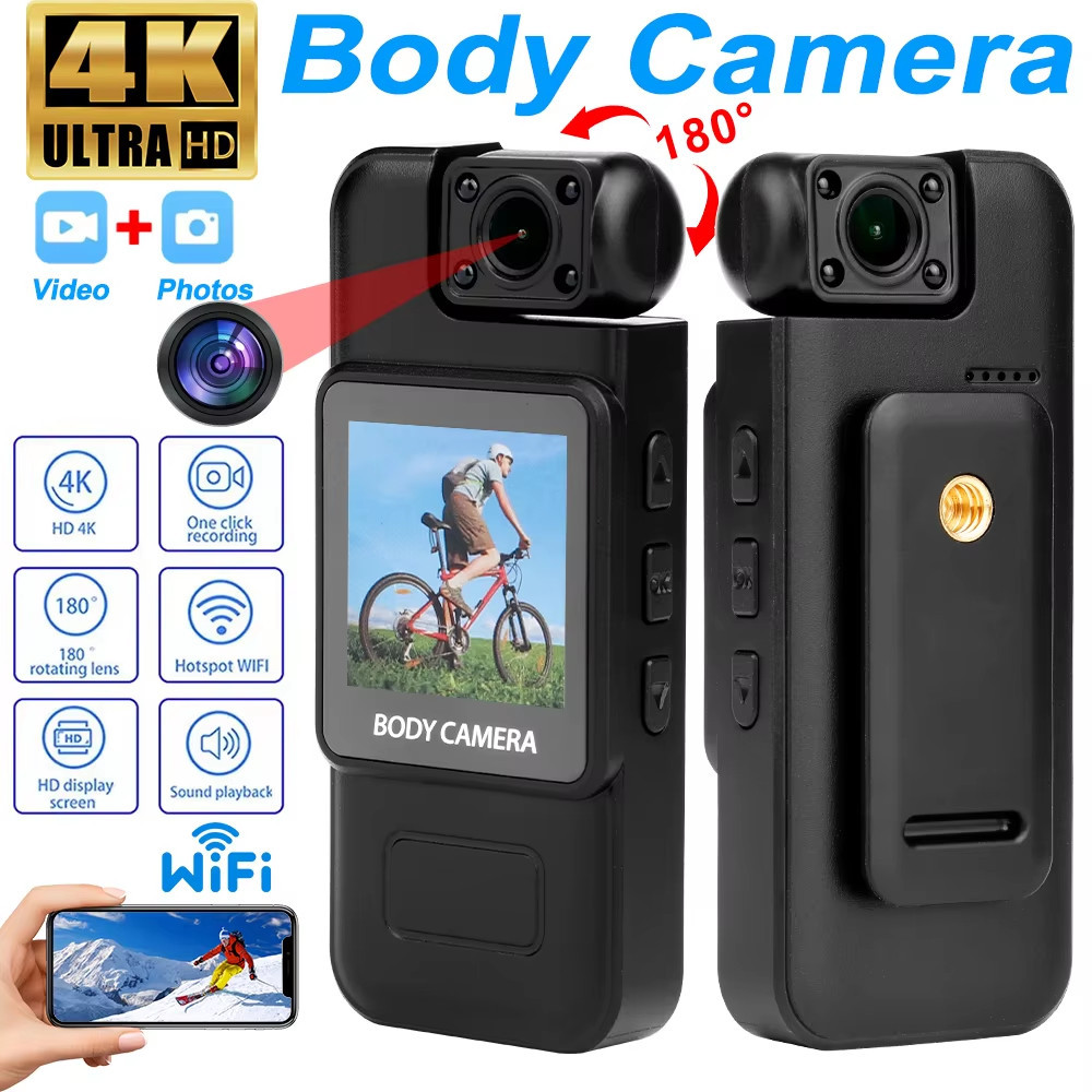 Mini High-definition 1080P Rotary Motion Camera Intelligent Noise Reduction Recording Pen Can Be Used for Power Outage, Digital Outdoor Sports DV Conference Recorder Sports Back Clip ราคา 458 บาท*ส่งฟรี