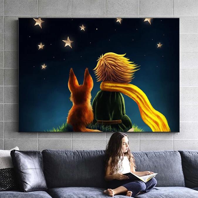 The Little Prince, Le Petit Prince, Little Prince Poster, Little Prince  Art, Saint Exupéry, Prince and Fox, El Principito, Prince Nursery 