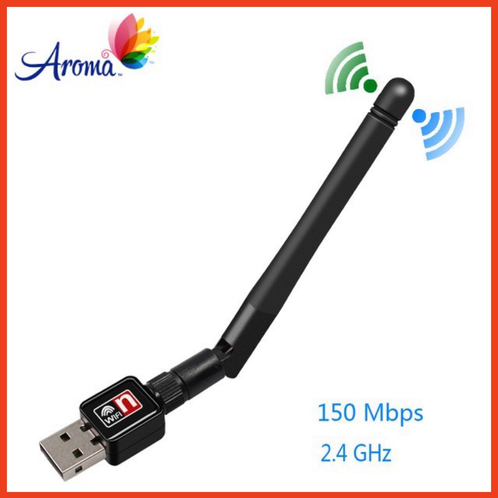 [ARM] USB Wifi - USB thu Wifi 802.11n Cho Máy Bàn Có Anten tốc độ 150MB