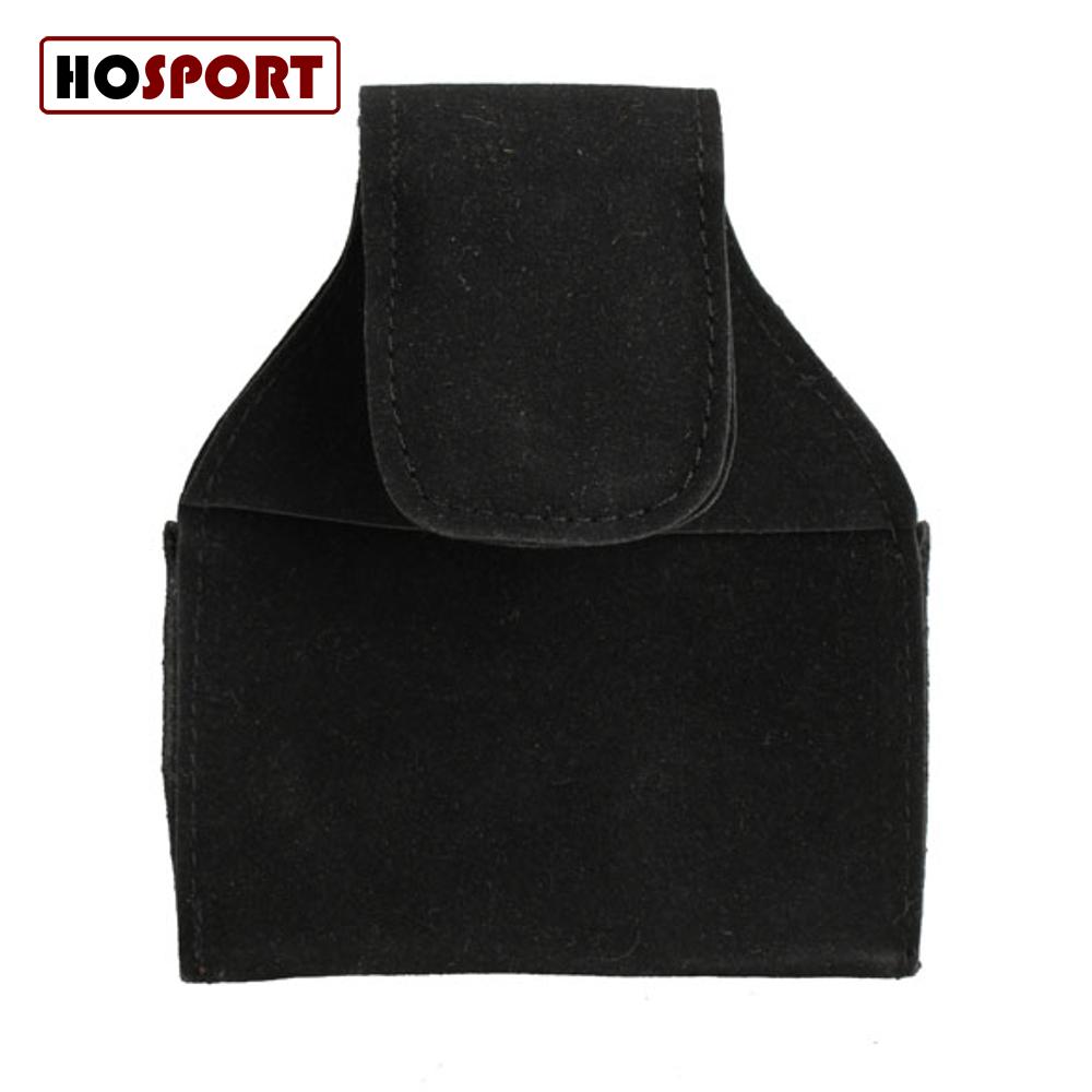 Da bida Pouch với clip Hộp gắn phấn Bàn Bida Snooker Cue lưu trữ xách tay Bida phụ kiện