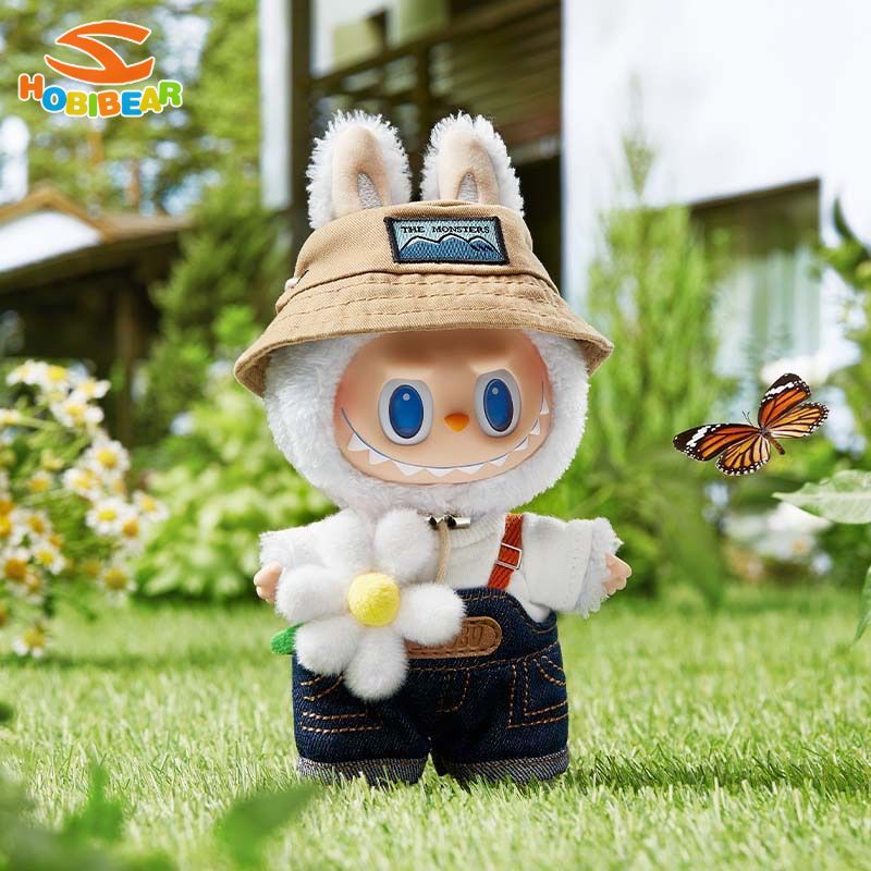  HOBIBEAR cặp học sinh cặp học sinh cấp 1 balo cho bé ba lô học sinh cấp 1 phim hoạt hình 17cm labubu Keychain Móc chìa khóa dễ thương búp bê vải nhung Túi Đính Mặt dây túi đính mặt dây Phụ kiện túi 