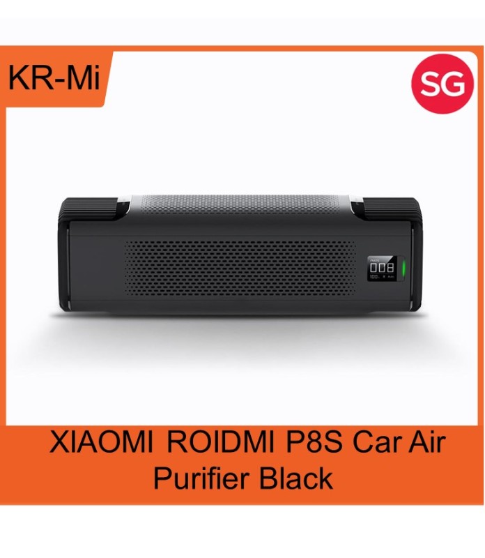 Xiaomi ROIDMI P8S Car Air Purifier APP Intelligent Control UV ABS OLED Screen Laser Particle Sensor-XIAOMI Ecological Chain Singapore
