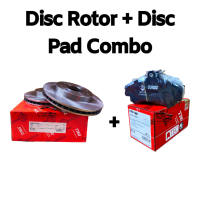 ORI TRW Serena Hybrid C26 Front (Depan) Disc Rotor Set & Disc Pad Set