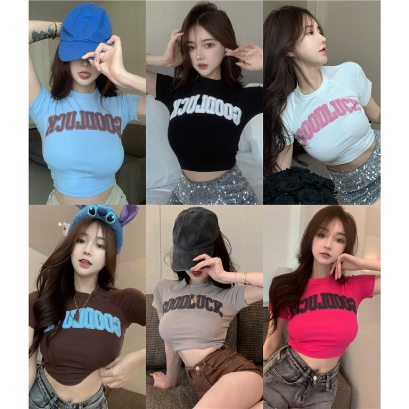 Áo Croptop Chữ Cool