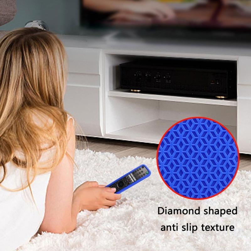 Silicone bìa cho rmftx600u/rmftx600e điều khiển từ xa vỏ mềm với nonslip Grip