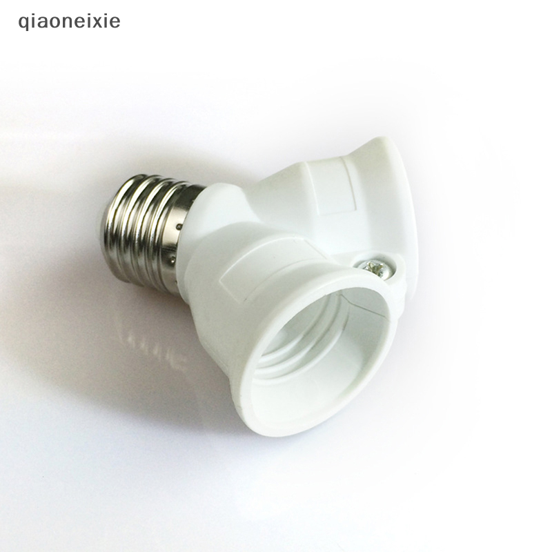 Qiaoneixie đui bóng đèn đế led e27 vít đui bóng đèn bộ chia bộ chuyển đổi e27 sang 2-e27 đui bóng đèn e27