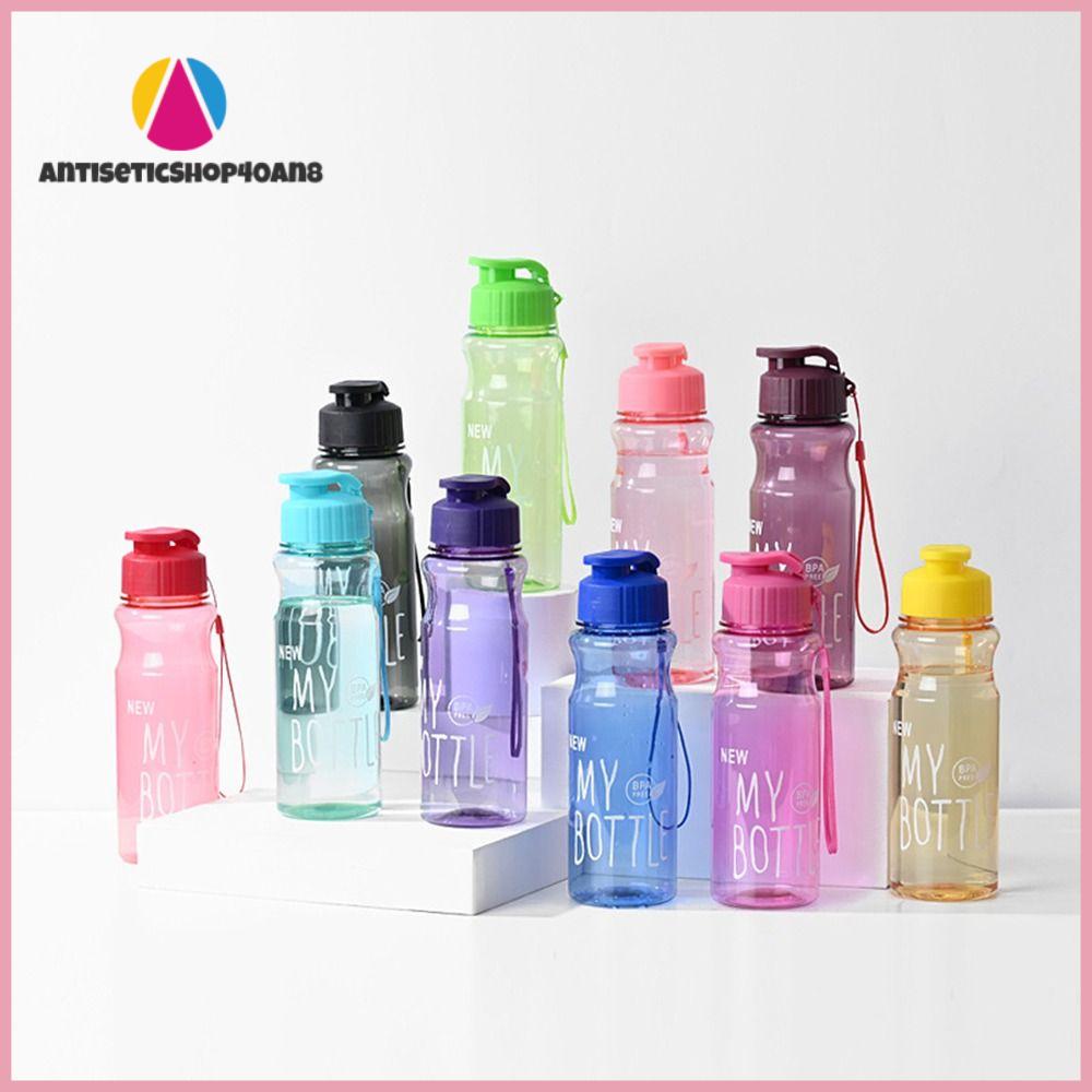 ANTISETICSHOP40AN8 550ML Ngoài trời Thể thao Nhiều màu Chai nước Sức chứa lớn Nhựa Cốc nước