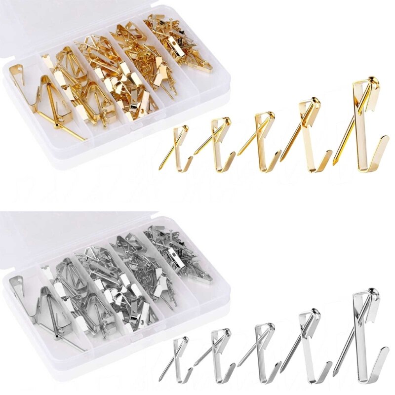 136 miếng Hình ảnh bộ Đèn Treo Khung Ảnh đồ kim khí dạng treo móc Khung móc treo ảnh bức tranh tường móc cho thả vận chuyển
