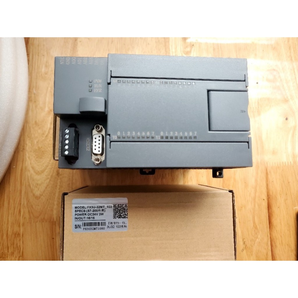 Bộ lập trình PLC LK3U FX3U 14 16 20 24 30 32MT 32MR 48 64 MT MR MRT AD2DA phát xung 4/8 TRỤC RTC Modbus RTU RS485 ADPRW. TGT - FX3U-32MT S7