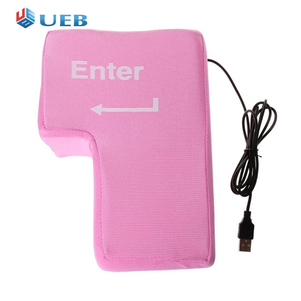 Chống căng thẳng máy tính lớn phím Enter lớn khổng lồ bàn phím USB nút thông hơi gối