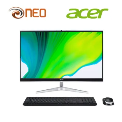 [FREE WIRELESS MOUSE + 1 BOX OF MASK] [NEW MODEL] Acer Aspire C24-1651 (i51181TS) 23.8 Inch FHD IPS AIO Desktop | Intel i5-1135G7 | 8GB RAM | 1TB SSD