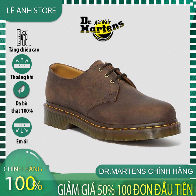 SALE 4.4  MIỄN SHIP  GIÀY DOCTOR 1461 CRAZY HORSE CHÍNH HÃNG THÁI LAN