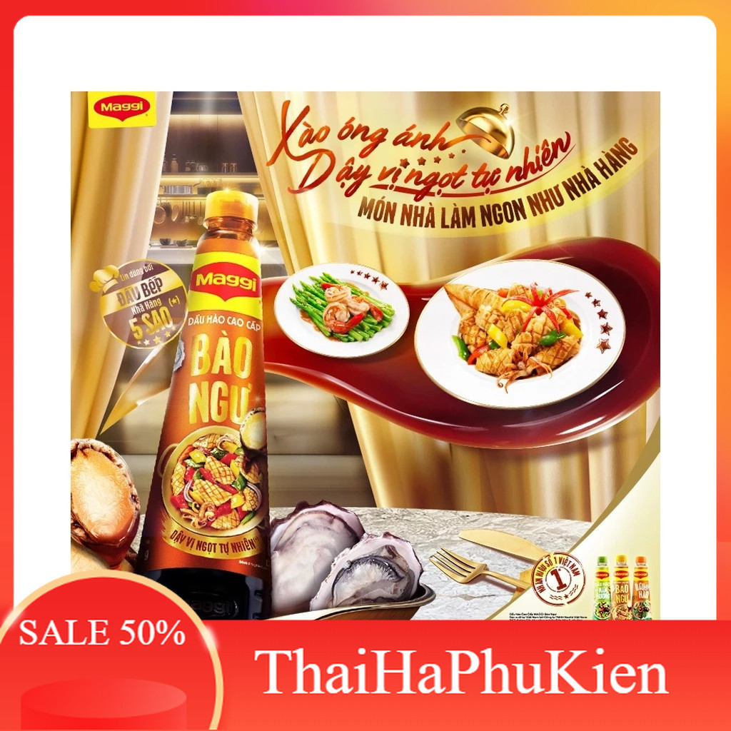 Dầu hào cao cấp Bào Ngư Maggi - Chai 350mg shop lan chi